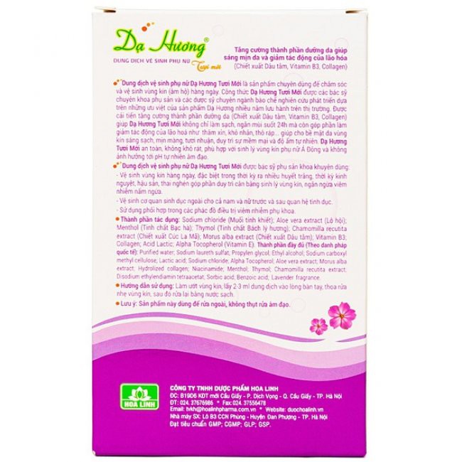 Dung Dịch Vệ Sinh Phụ Nữ Dạ Hương Tím (120ml) - Victory Pharmacy