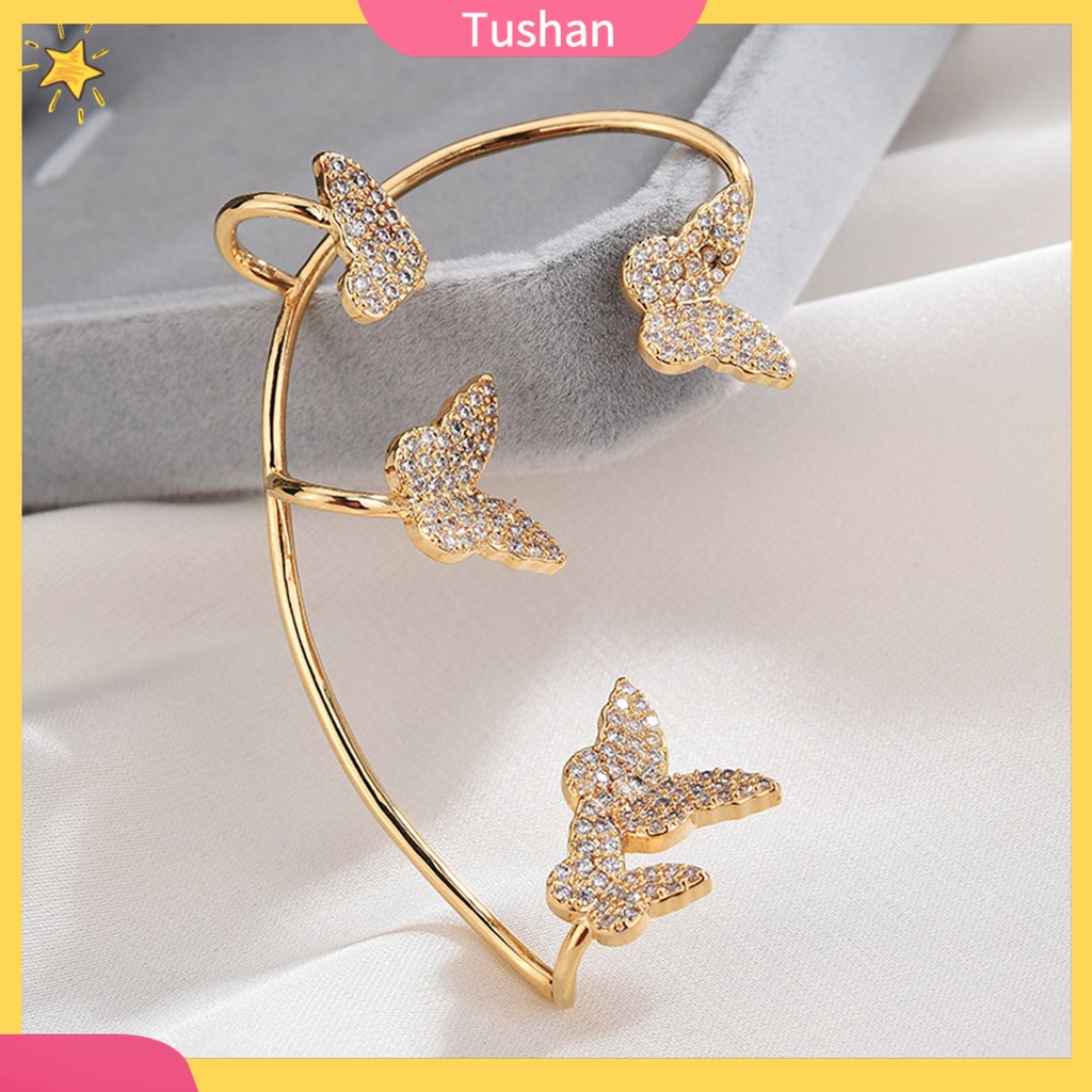 Khuyên kẹp tai nhẹ tinh tế cho đám cưới