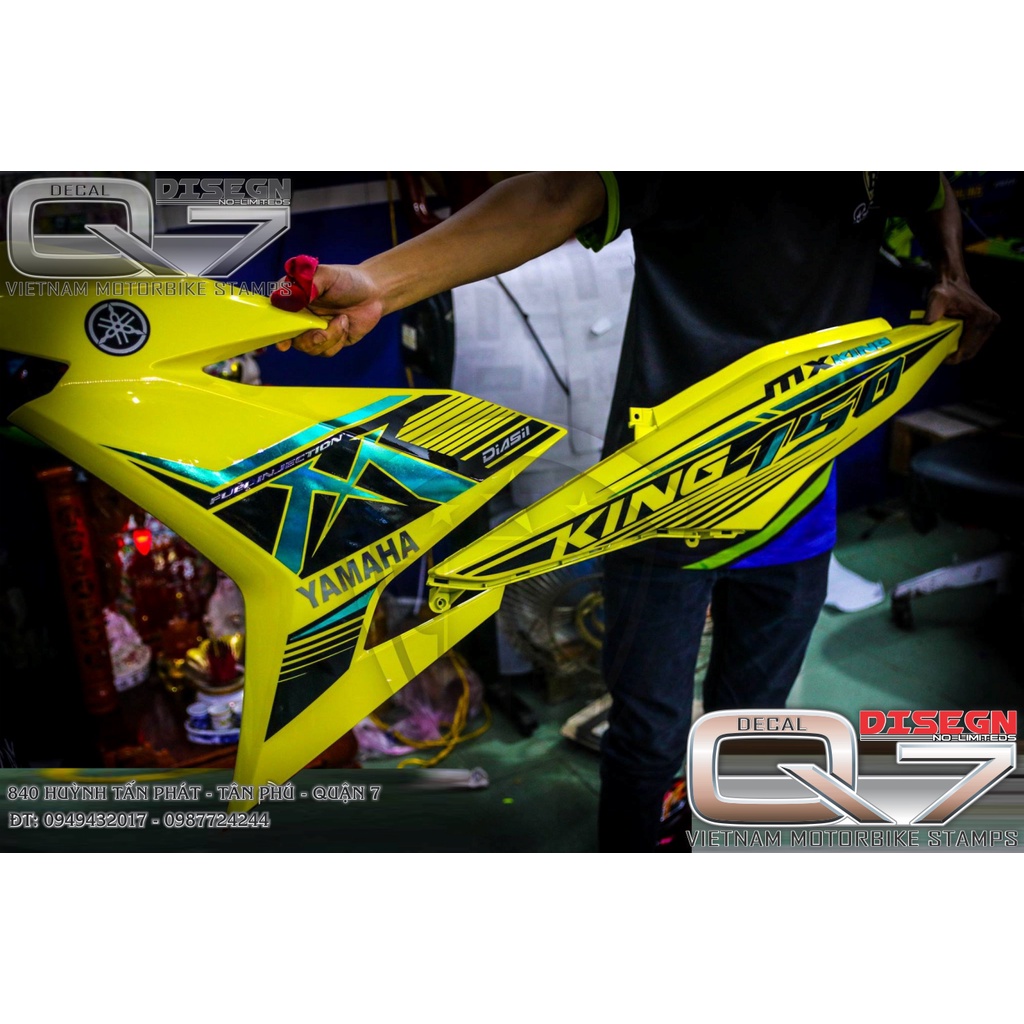 Tem Rời EXCITER 150 MX XE VÀNG