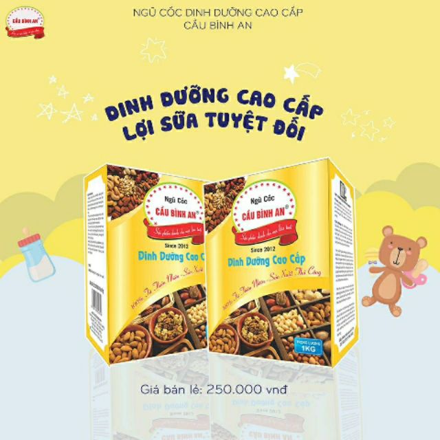 Bột Ngũ Cốc Dinh Dưỡng Cao Cấp Cầu Bình An 1Kg