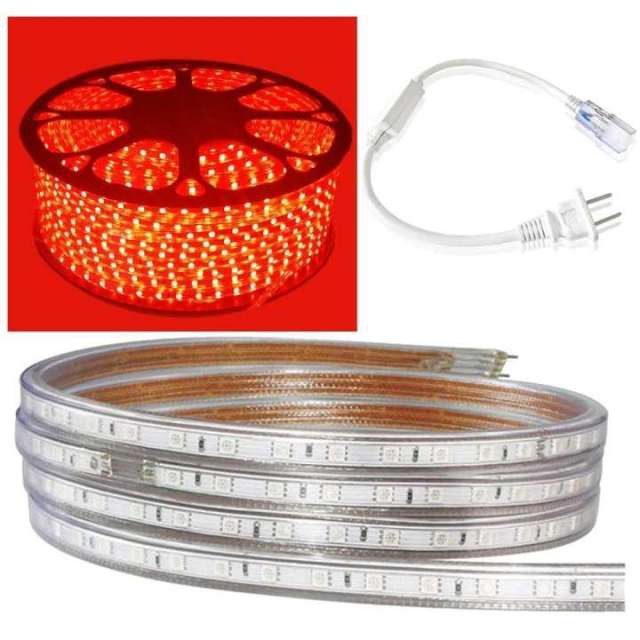 Bộ 10m đèn Led dây trang trí 5050/220V + Tặng 1 đầu nối dây nguồn | BigBuy360 - bigbuy360.vn