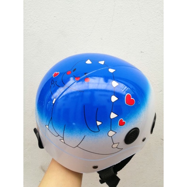 Siêu sale hot trend- Mũ/ nón bảo hiểm..sơn in hình khủng long 2 màu nhiều màu