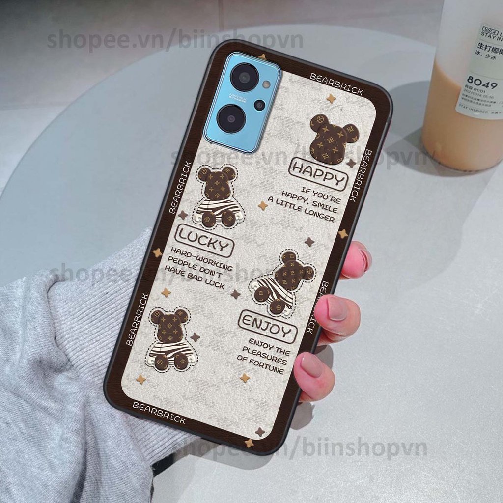 Ốp Realme 9i hình gấu bear brick đẹp độc lạ, thời trang, cá tính