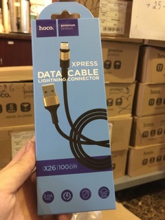 Cáp Hoco X26 Lightning 1M