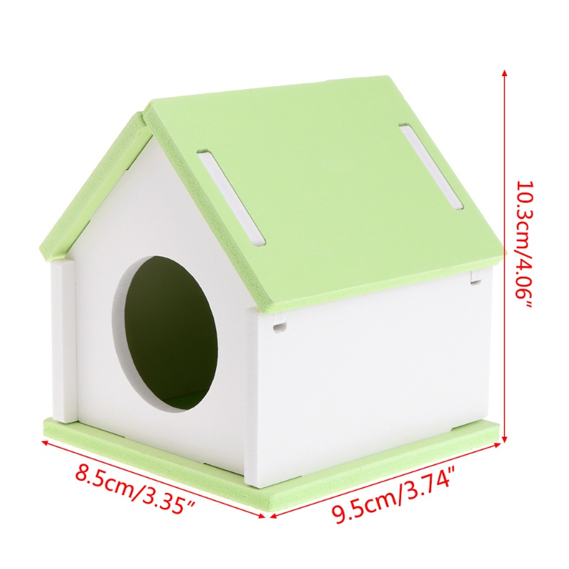 Tổ ngủ bằng gỗ cho thú cưng nhỏ chuột hamster/sóc
