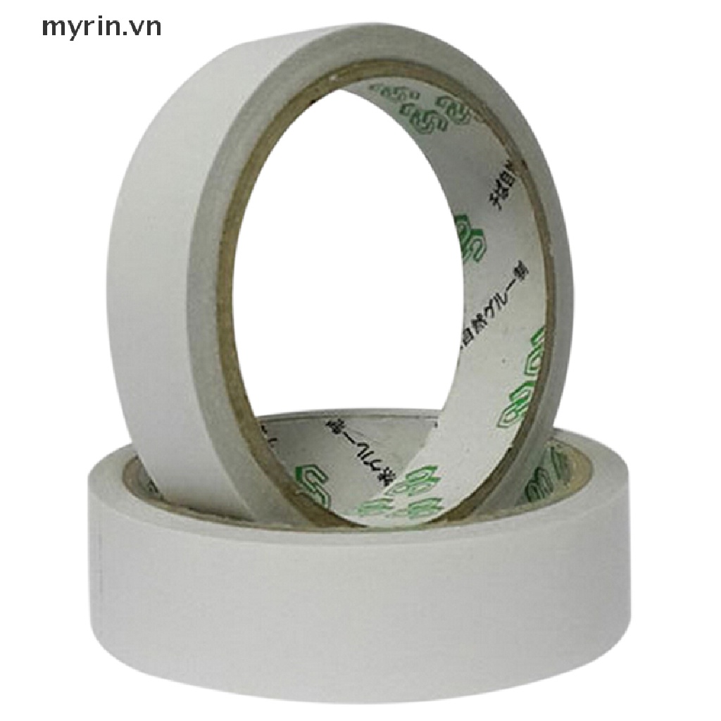 2 / 10 Cuộn Băng Keo Hai Mặt Màu Trắng Siêu Dính