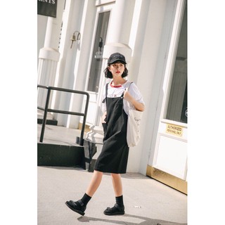 VÁY YẾM CHẤT KAKI - DÀY DẶN