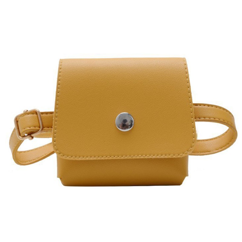 Túi Đeo Chéo Ngực Mini Màu Trơn Đơn Giản Thời Trang Mùa Hè Cho Bé Trai / Gái