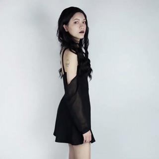 (Almostdie) Đầm String Up Dress