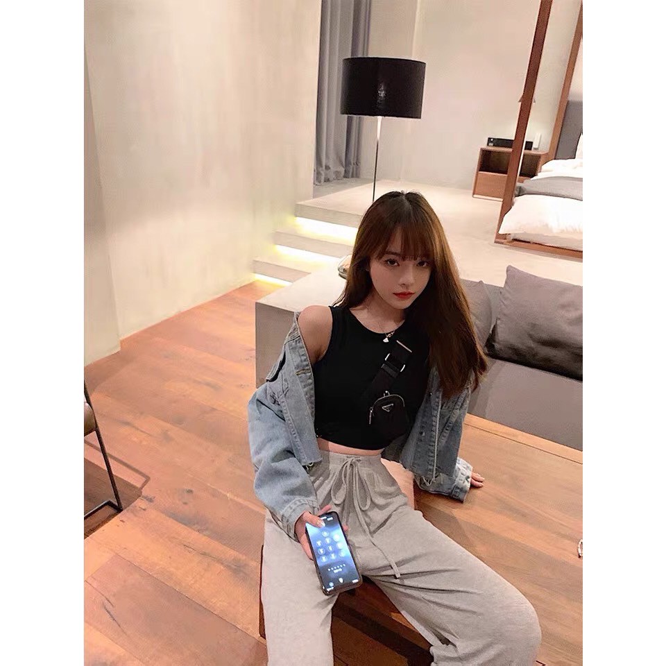 Áo Thun Ba Lỗ Nữ, Áo Croptop Ba Lỗ Co Dãn Ôm Body Thể Thao Tập Gym Yoga | BigBuy360 - bigbuy360.vn