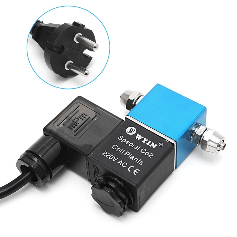 Van Điện Từ 220V EU Plug 50Hz CO2 Cho Bể Cá