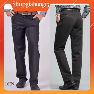 Quần kaki nam, quần kaki trung niên ống suông vải dày mịn chất vải cao cấp loại 1, hình thật 100% giá siêu rẻ