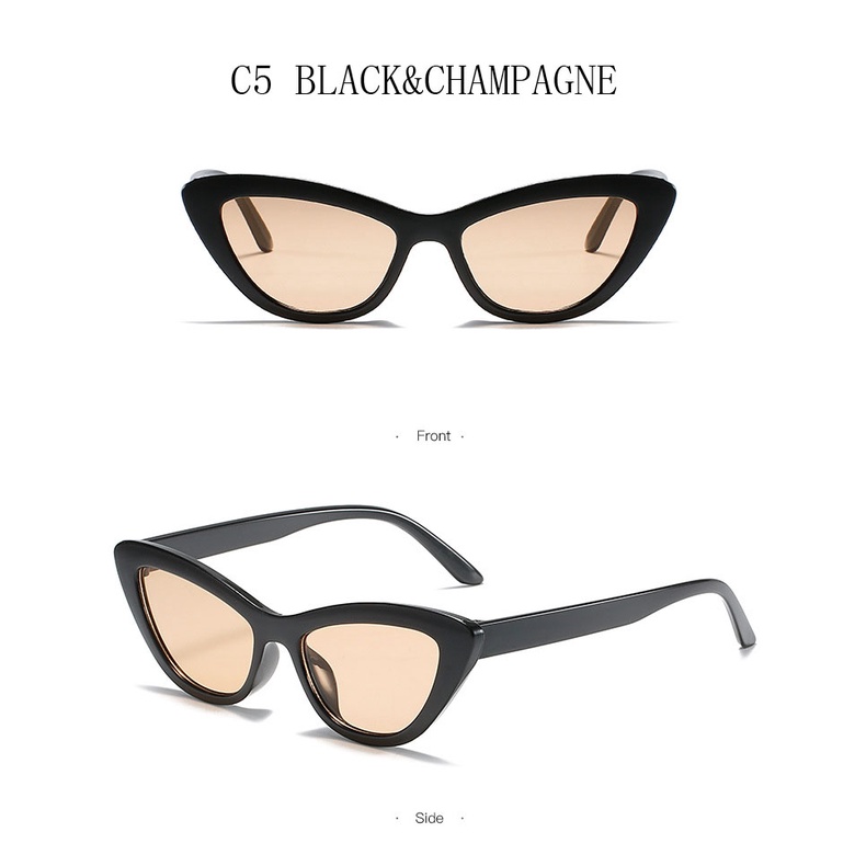 Kính mát SAMJUNE hình mắt mèo kiểu dáng thời trang 2022