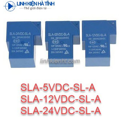 Linh kiện Songle Relay SLA  SLA-05VDC-SL-A  SLA-12VDC-SL-A  SLA-24VDC-SL-A   4 chân/ 5 CHÂN 30A