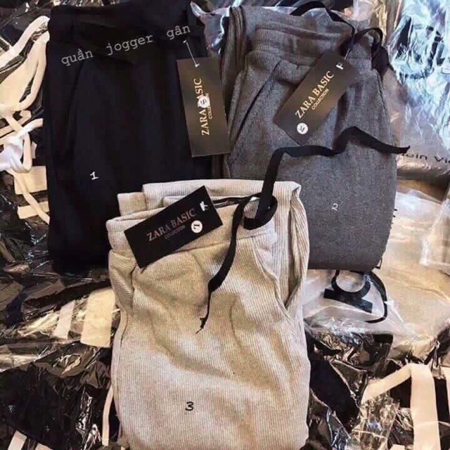 Quần jogger len tăm