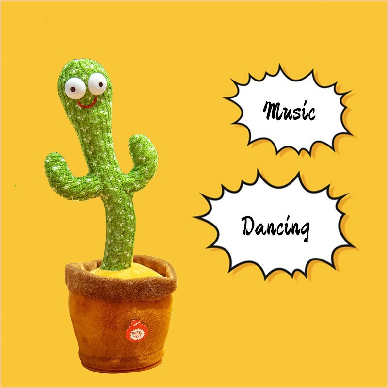 Đồ Chơi Búp Bê Nhảy Múa Xương Rồng kaktus menari 120 Đồ Chơi Trang Trí Phòng Ngủ Cho Trẻ Em
