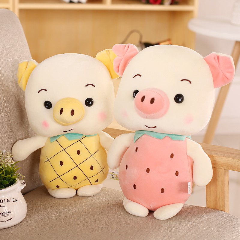 GẤU BÔNG HEO TRÁI CÂY DỄ THƯƠNG (30CM----&gt;70CM) VẢI MINISO SIÊU MỊN, HÀNG LOẠI 1