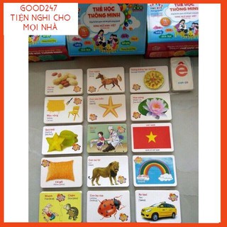 [GOOD247 GIẢM 5K ĐƠN 150K] Bộ thẻ học song ngữ 16 chủ đề, bộ thẻ flashcard cho bé (hàng đẹp)
