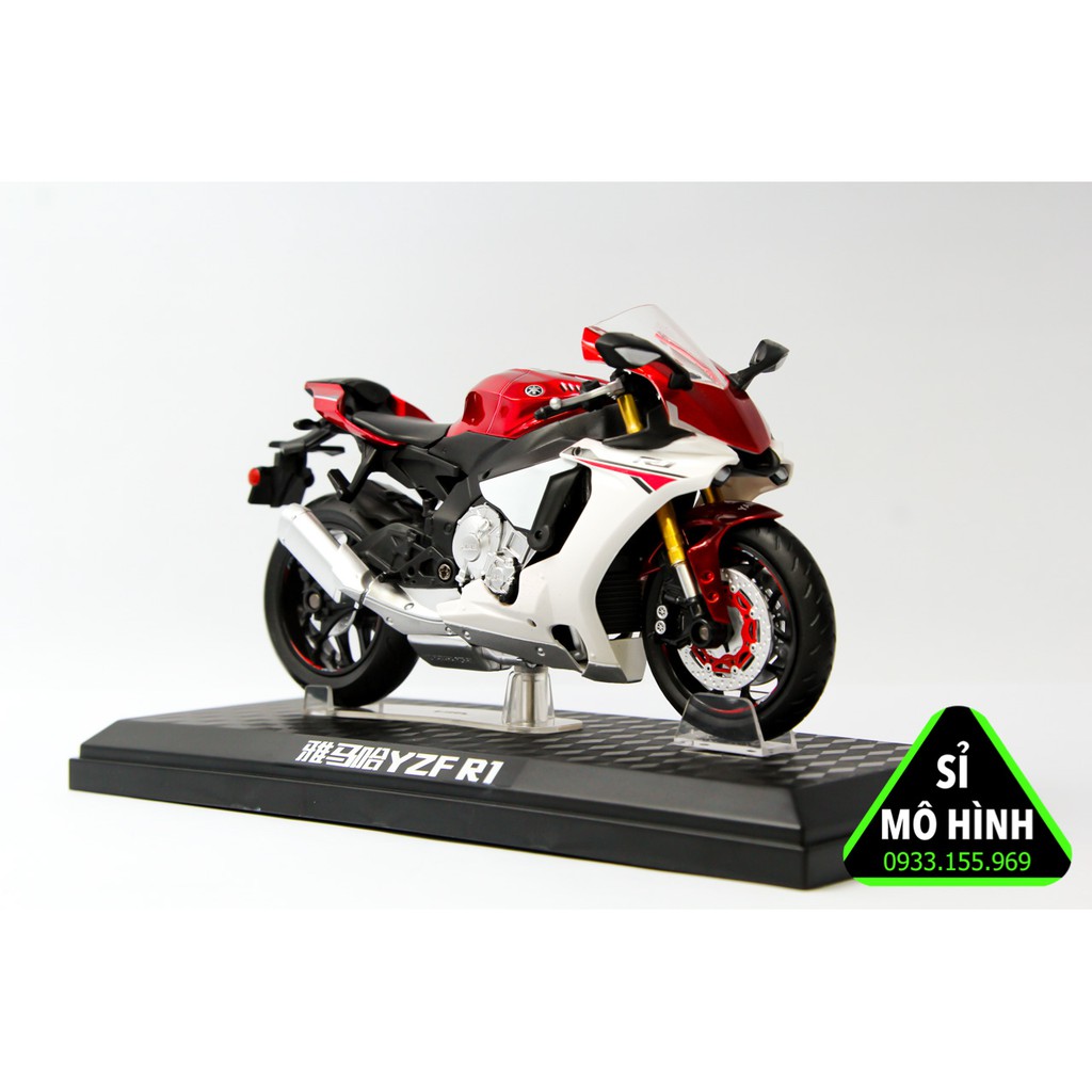 [ Sỉ Mô Hình ] Mô hình xe mô tô Yamaha R1 New 1:12