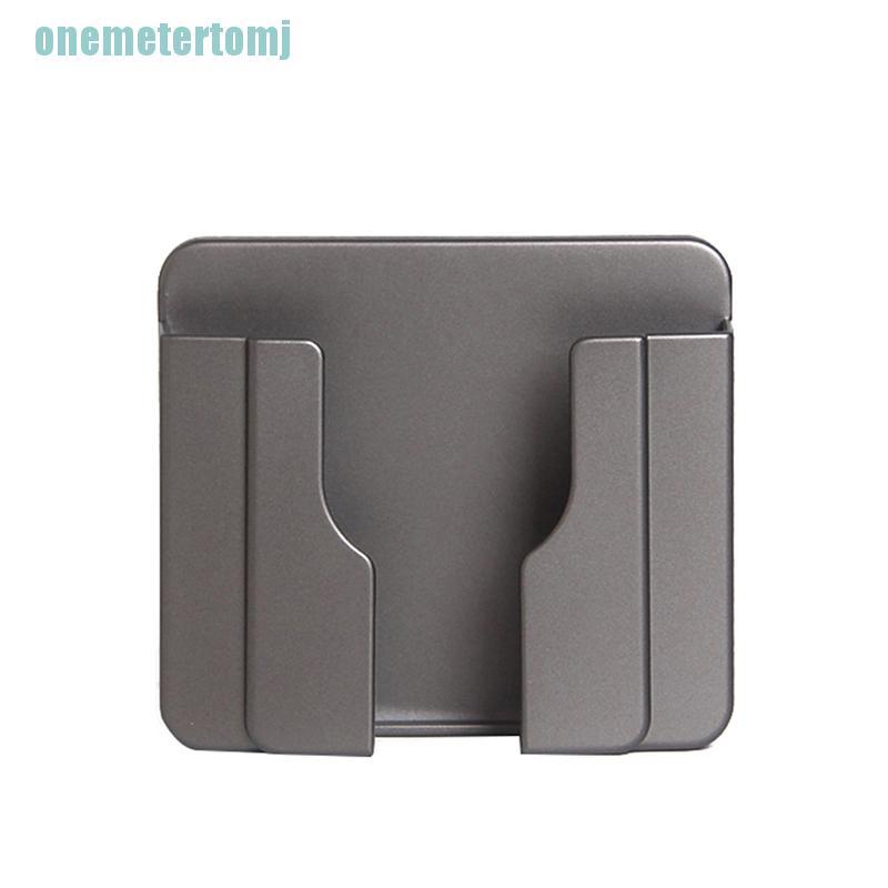 【ter】Wall Mounted Organizer Storage Box Remote Control Mounted Phone Plug Wall Hold