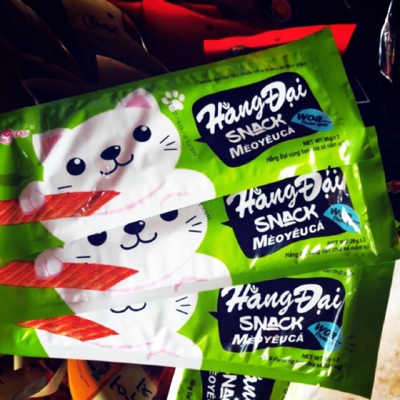 Sỉ bịch 30 gói bim mèo yêu cá hằng đại