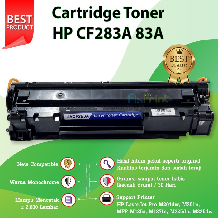 Hộp Mực Tương Thích Với Hp Cf283A / 83a Hp Laserjet Tương Thích Với Fpts3368