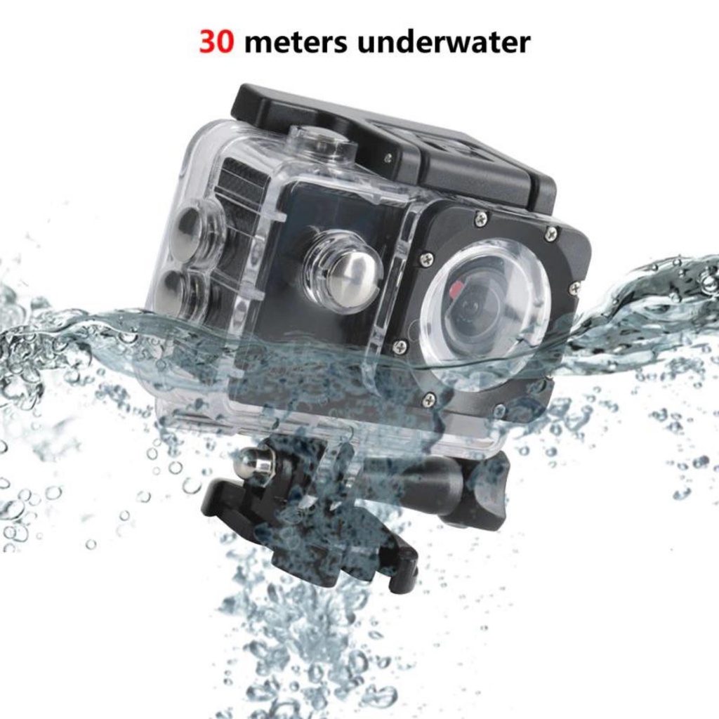 Camera Gắn Mũ Bảo Hiểm, Camera Hành Trình Xe Máy 4K Sports Ultra HD DV Chống Nước, Chống Rung, Đi Phượt, Gắn Mũ Bảo Hiểm