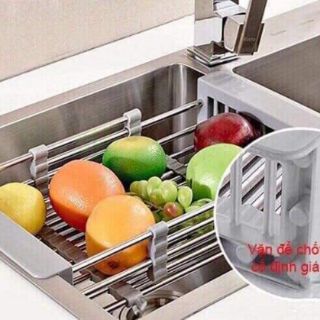Khay đa năng để bồn rửa chén bằng inox..