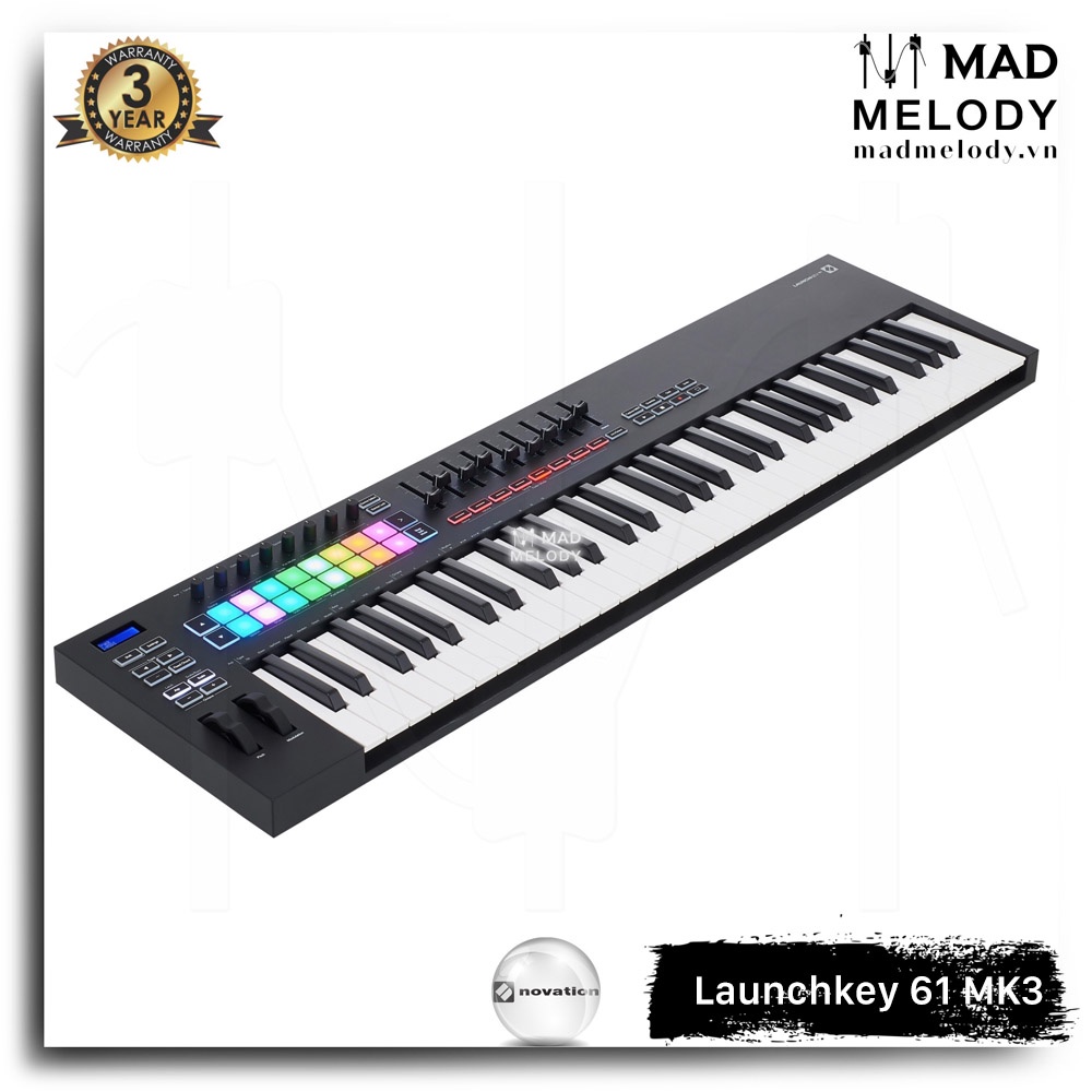 Novation Launchkey 61 MK3 USB MIDI Controller