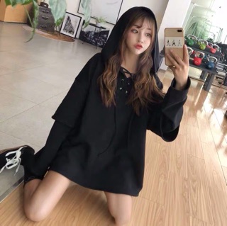 Áo Nỉ Oversize Ulzzang ( Có ảnh thật )