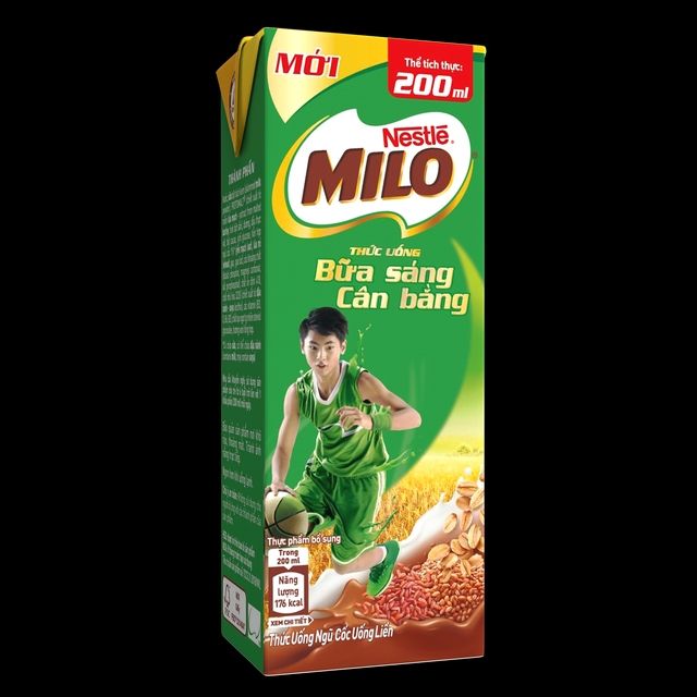 1 thùng Milo bữa sáng cân bằng 30 hộp × 195ml ( date 6.2020)