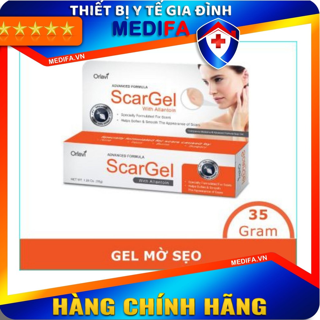 Gel làm mờ sẹo Orlavi gel 35g/tuýp