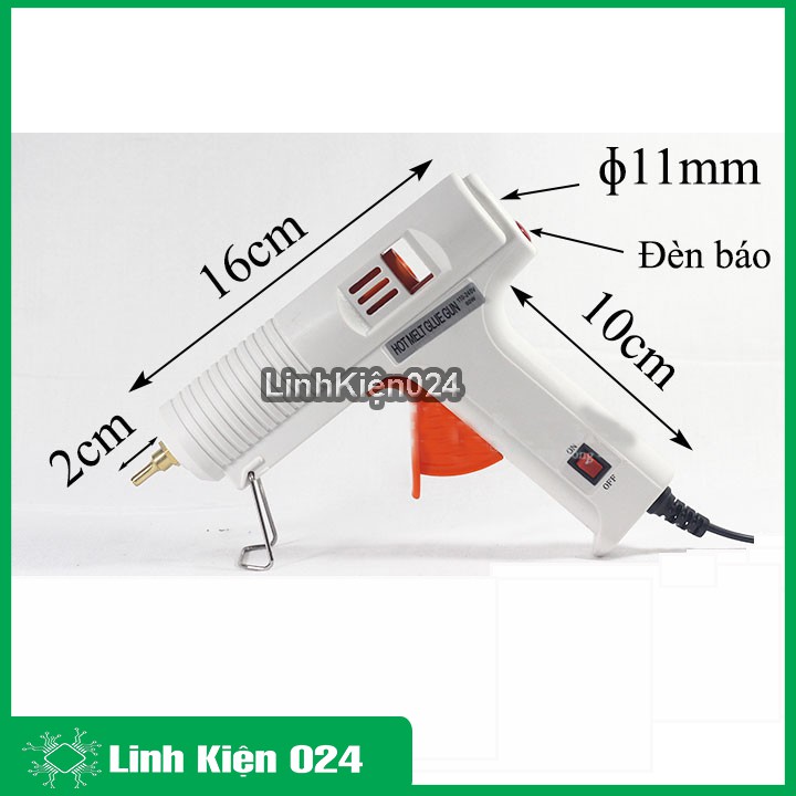 Súng Bắn Keo Nến To Nangon Tools 60W ( Màu Sắc Ngẫu Nhiên )