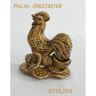 Gà Trên Tiền_ Gốm sứ Bát Tràng
