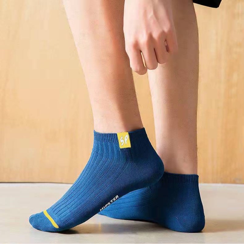 [Tonashoe] Tất Cổ Ngắn Unisex Cotton Họa Tiết SP