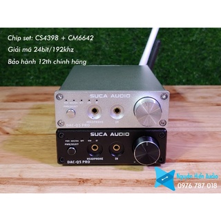 Bộ giải mã DAC Hifi SUCA Q5pro chính hãng tặng dây quang 1.5m