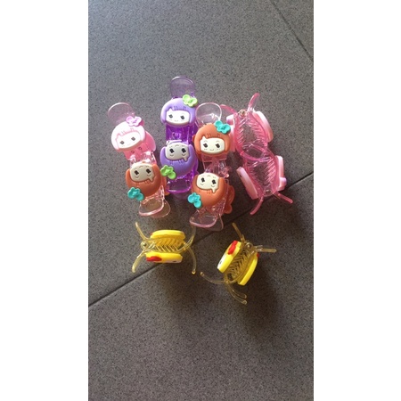 Kẹp càng cua 3 răng họa tiết hoạt hình dễ thương