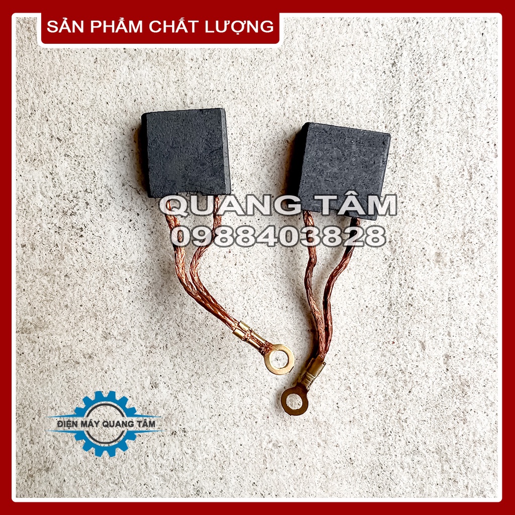Chổi Than 2 Dây lắp Máy Cắt Bê Tông 355mm và 420mm (Bohai/Disc Cutter/Etop)