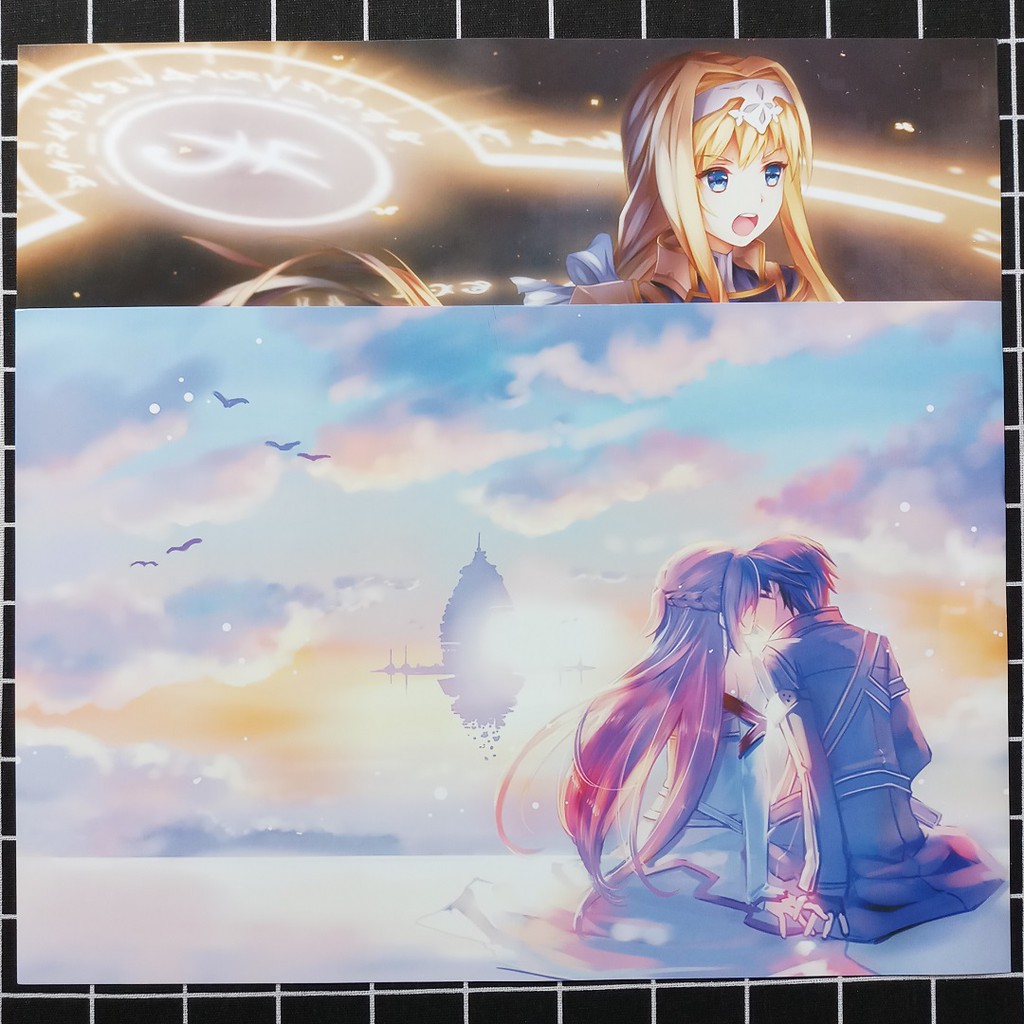 Poster Anime SAO - Sword Art Online (8 Tờ)