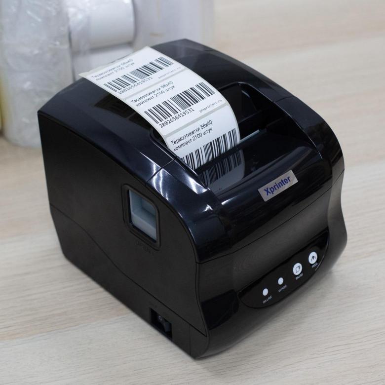 Máy in tem mã vạch Xprinter XP 365B in tem mã vạch sản phẩm, in đơn shopee, in mã vận đơn giao hàng, kết nối mạng