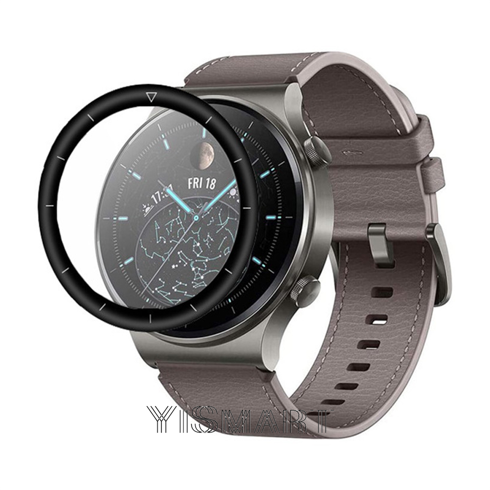 Kính Cường Lực Cong 3d Bảo Vệ Toàn Màn Hình Cho Huawei Watch Gt2 Pro Gt 2 Pro