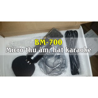 Micro Thu Âm, Hát Live BM-700 Chính Hãng