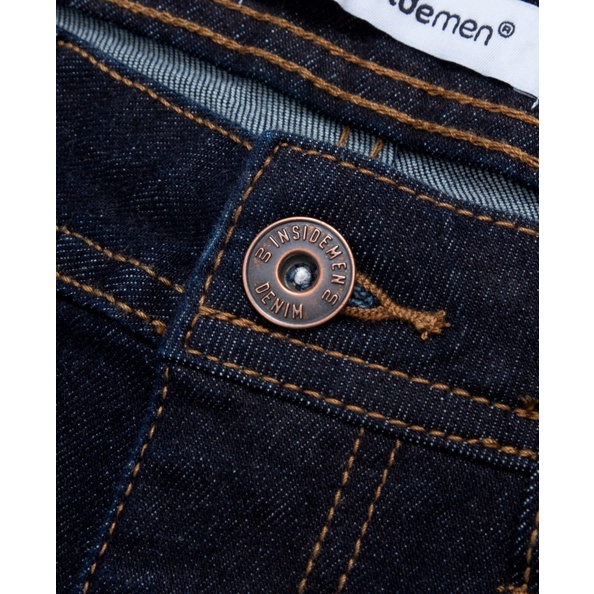 Quần jeans nam INSIDEMEN basic chất cực mềm mại co giãn tốt không bai xù bền màu trẻ trung IJN02002