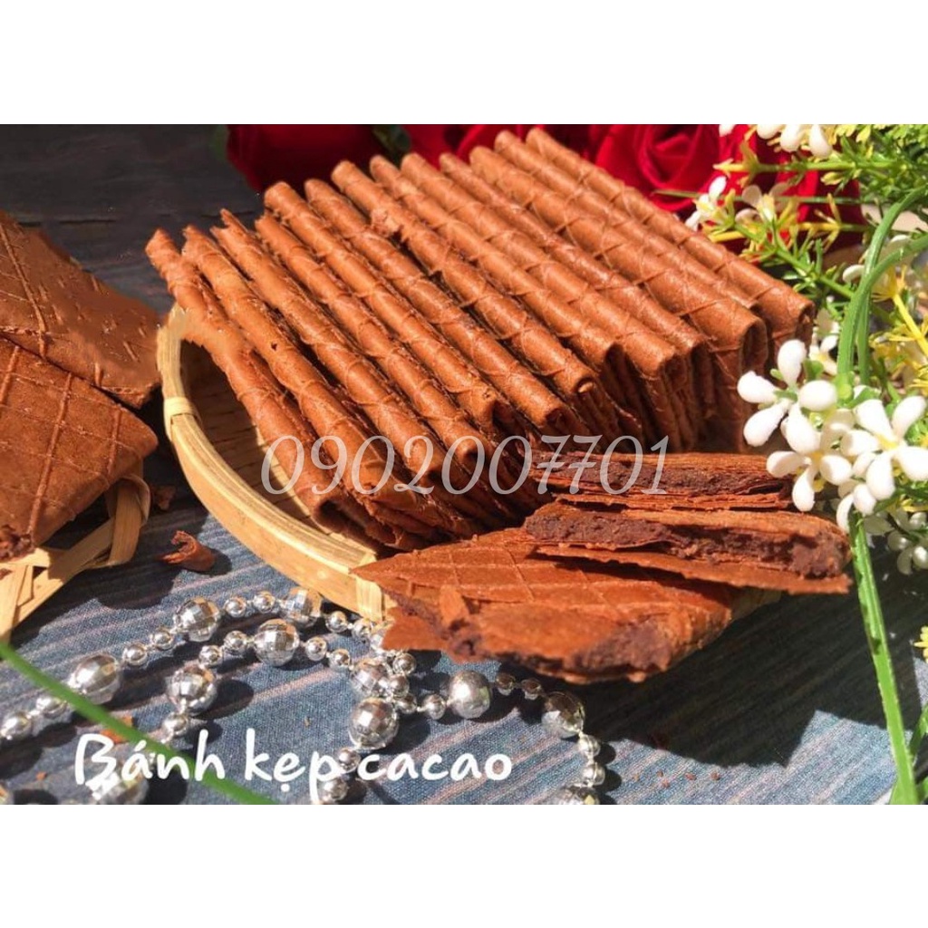 Bánh kẹp cacao thơm ngon - 100G/200G/500G