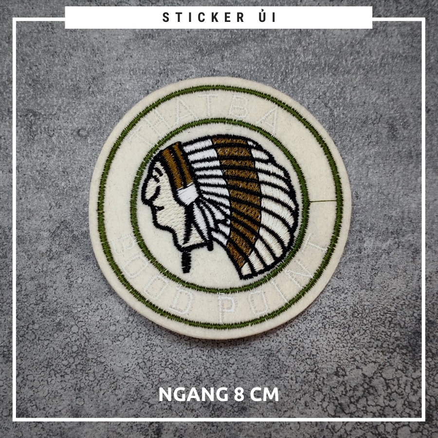 Sticker ủi áo Cao cấp - CÓ SẴN KEO ỦI - sticker vải dùng làm miếng vá áo, phụ kiện trang trí quần áo, balo, giày, nón