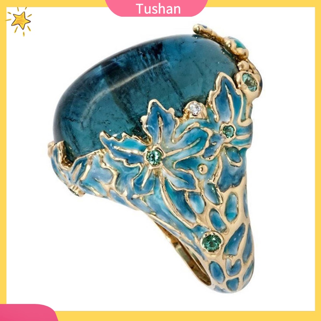 [Ts] Nhẫn xoay chống rỉ sét viền mịn cho nữ hàng ngày