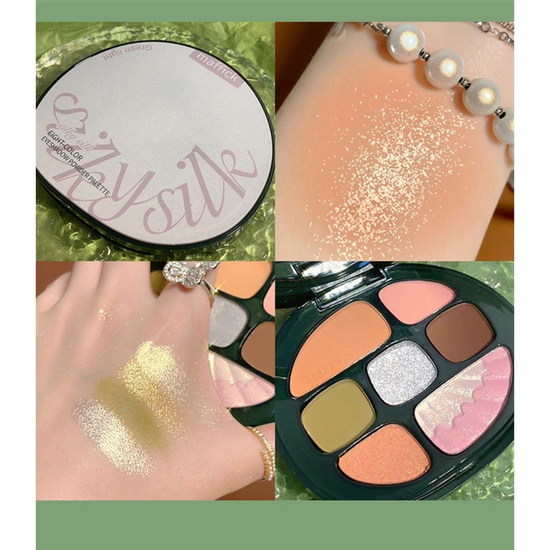 Bảng Phấn Mắt Maffick 8 Màu Lì Và Màu Hổ Phách Mượt Mà MKE | BigBuy360 - bigbuy360.vn