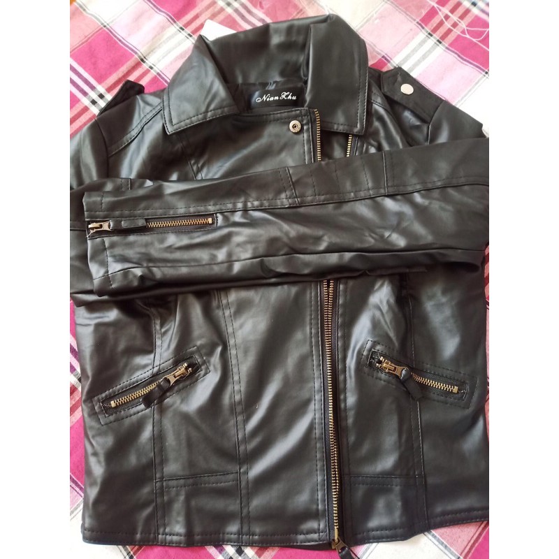 Áo khoác da nữ Hàng NK QCCC mẩu 3672
