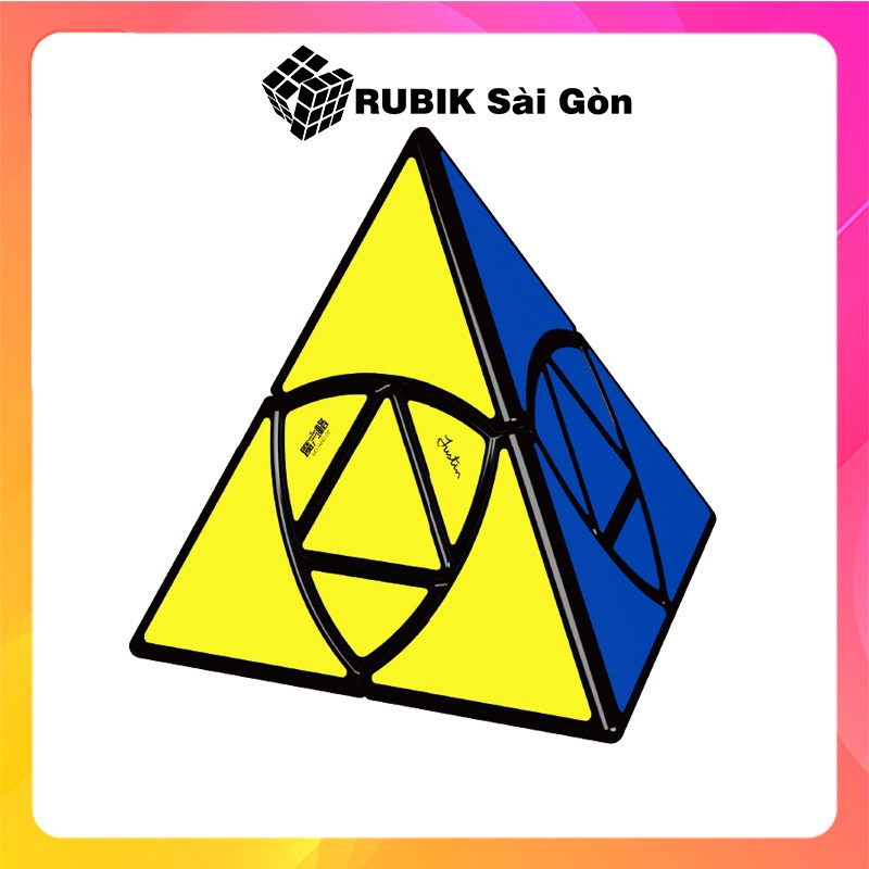 Rubik Biến Thể Tam Giác Duomo Pyraminx Mastermorphix Cube Rubic QiYi Kim Tự Tháp Đẹp Xoay Trơn Mượt Cực Khó