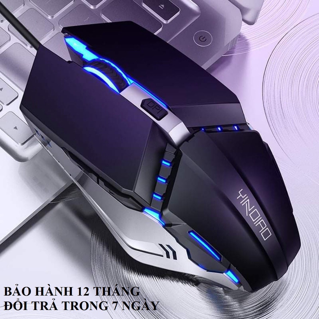 Chuột máy tính, Chuột Gaming YINDIAO ĐÈN LED màu cực HOT dành cho các game thủ [CÓ BẢO HÀNH]